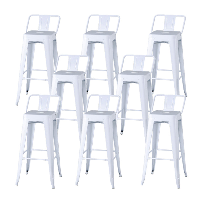 Industrial Metal Stool Metal Counter Stool in Matte Finish for Indoor