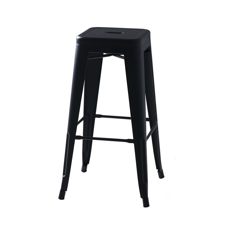 Industrial Metal Stool Metal Counter Stool in Matte Finish for Indoor