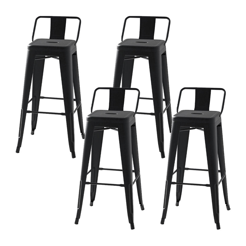 Industrial Metal Stool Metal Counter Stool in Matte Finish for Indoor