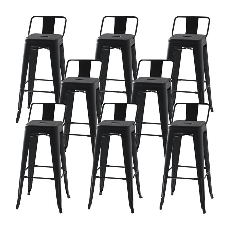 Industrial Metal Stool Metal Counter Stool in Matte Finish for Indoor