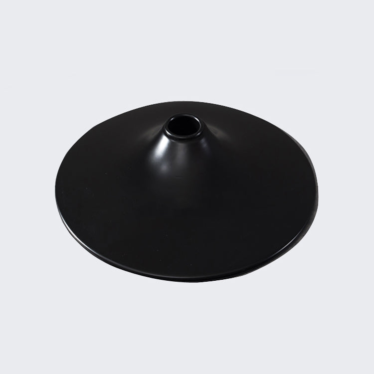 Scandinavian Metal Barstool Fabric Cushion Upholstered Counter Stool with Black Base