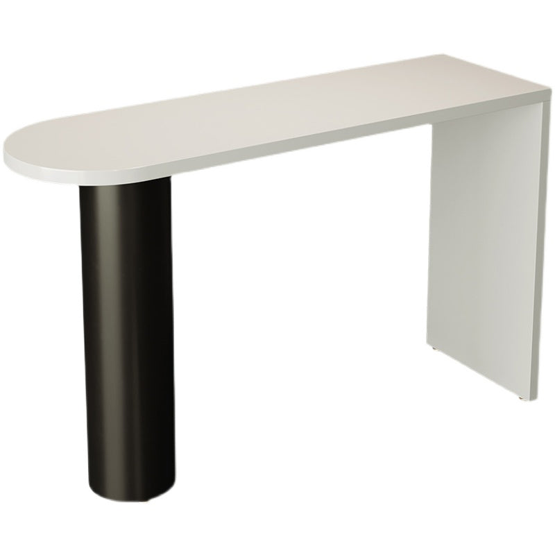 Modern Irregular Pub Table Set 1/3 Pieces Wooden Counter Table with High Stools