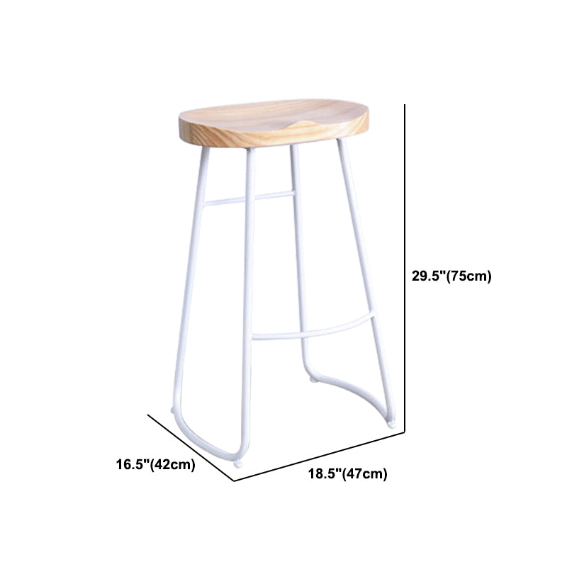 Modern Rectangular Pub Table Set 1/3 Pieces Wooden Counter Table with Backless Stools