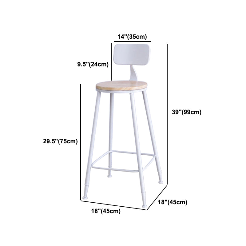 Modern Rectangular Pub Table Set 1/3 Pieces Wooden Counter Table with Backless Stools