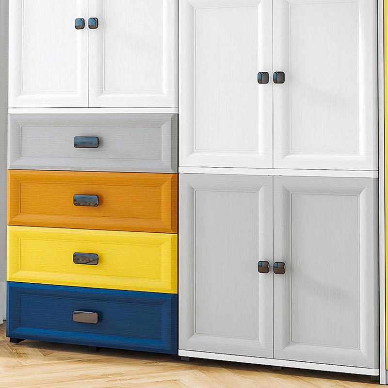 Contemporary Bathroom Wardrobe Plastic Wardrobe Closet with Legs