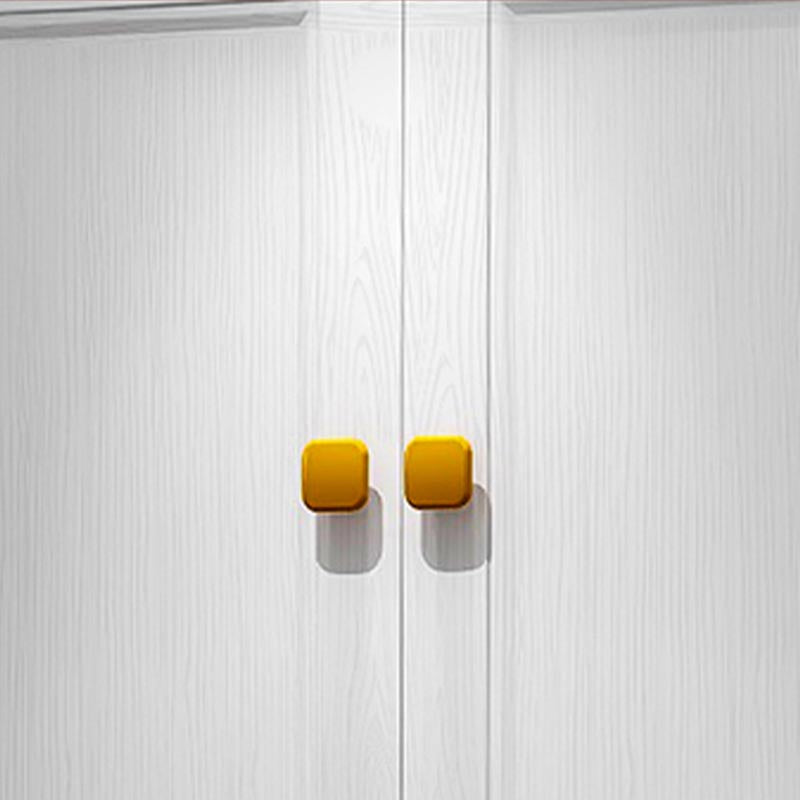 Hinged 1-Door Wardrobe Armoire Contemporary Plastic Wardrobe Closet