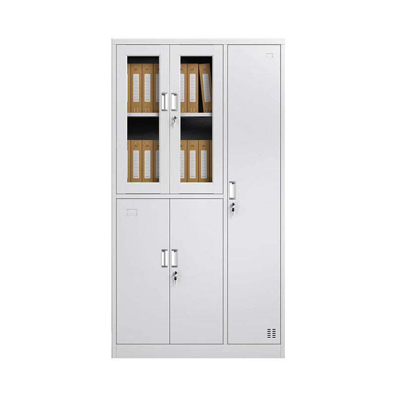 Modern Hinged Wardrobe Closet Metal Wardrobe Armoire for Bedroom