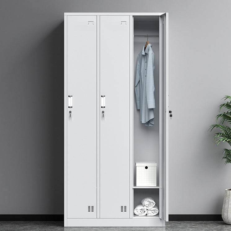 Modern Hinged Wardrobe Closet Metal Wardrobe Armoire for Bedroom