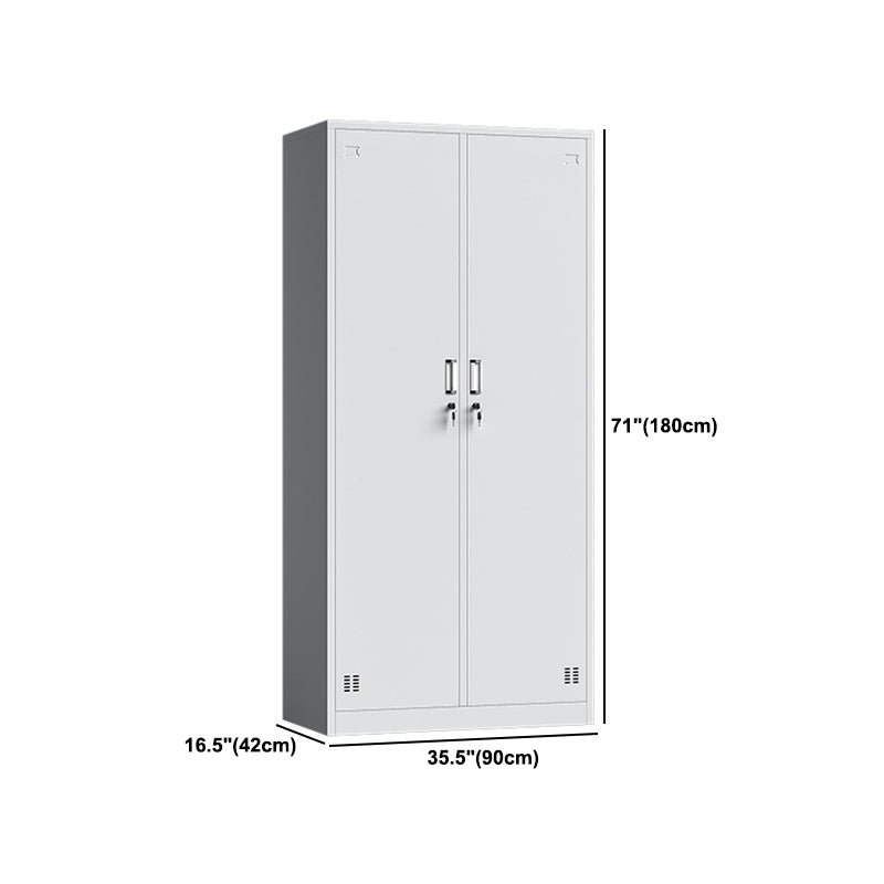 Modern Hinged Wardrobe Closet Metal Wardrobe Armoire for Bedroom