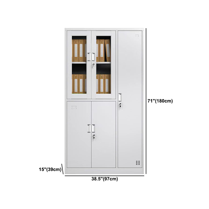 Modern Hinged Wardrobe Closet Metal Wardrobe Armoire for Bedroom