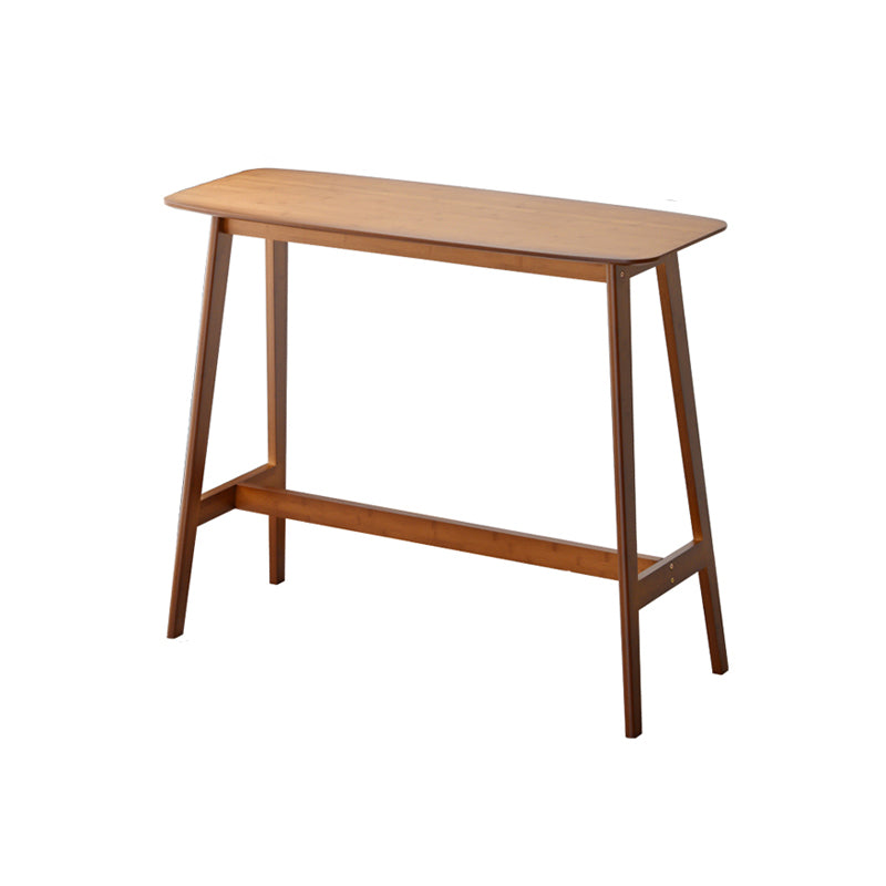 Modena Rectangular Pub Table Set 1/2/3 Pieces Wooden Counter Table with High Stools