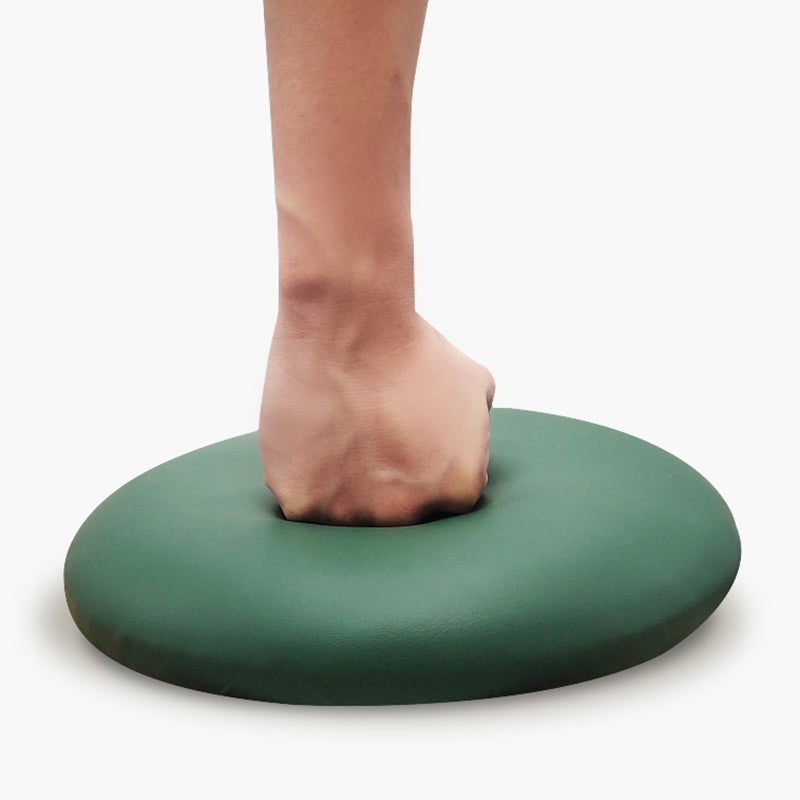 Indoor Round Ottoman Glam Standard Stain Resistant Velvet Ottoman