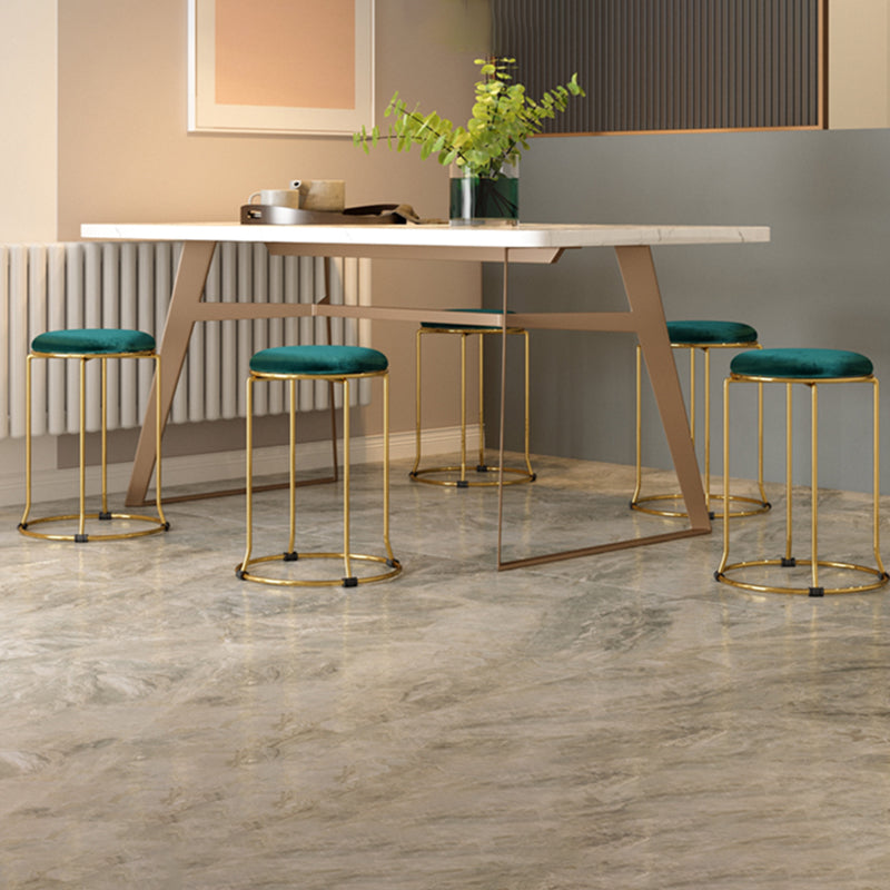 Gorgeous Standard Ottoman Pure Color Stain Resistant Velvet Footstool Ottoman