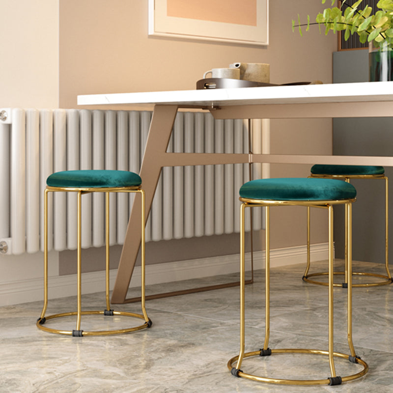 Gorgeous Standard Ottoman Pure Color Stain Resistant Velvet Footstool Ottoman