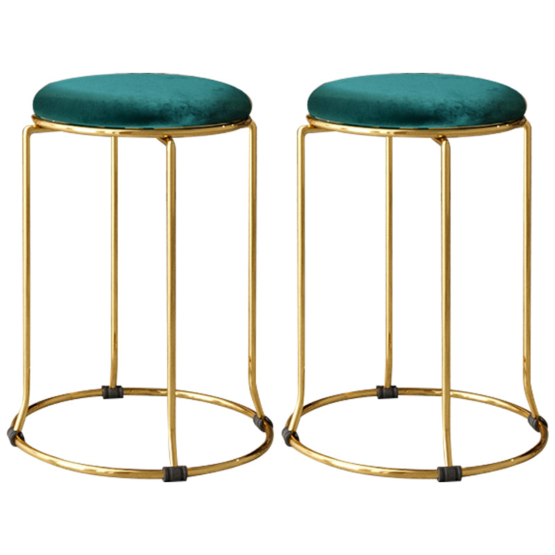 Gorgeous Standard Ottoman Pure Color Stain Resistant Velvet Footstool Ottoman