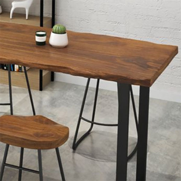 1/2/5/6 Pieces Luxurious Rectangular Pub Table Set Wooden Counter Table Set