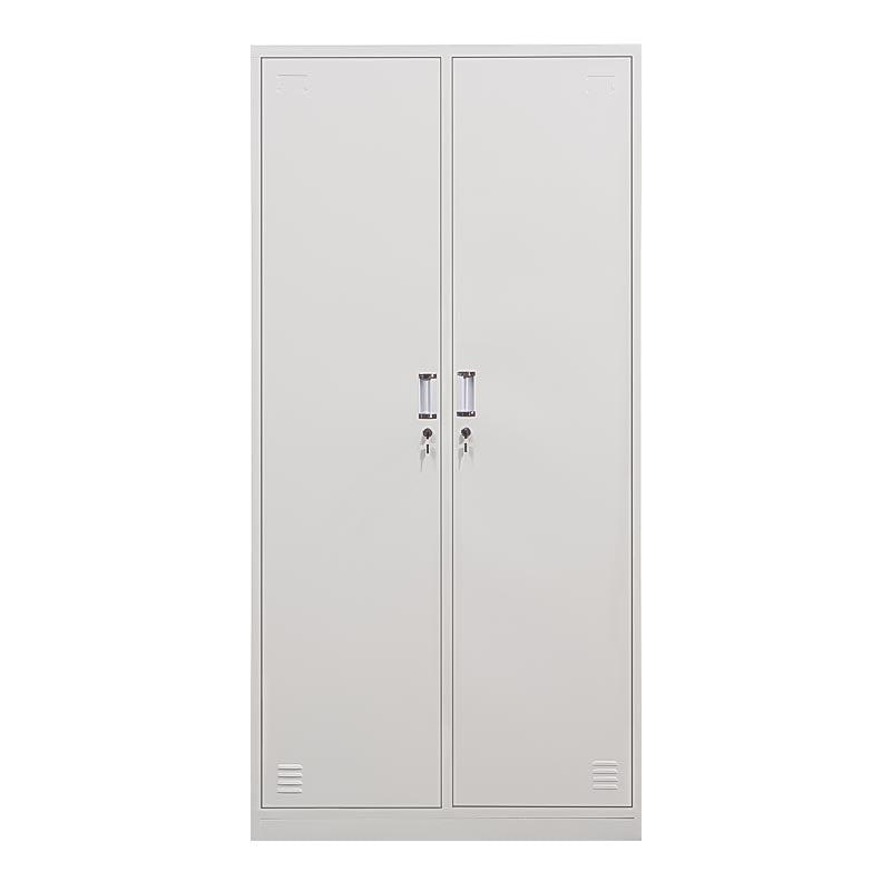 Contemporary Metal Wardrobe Freestanding Wardrobe Closet with Locks