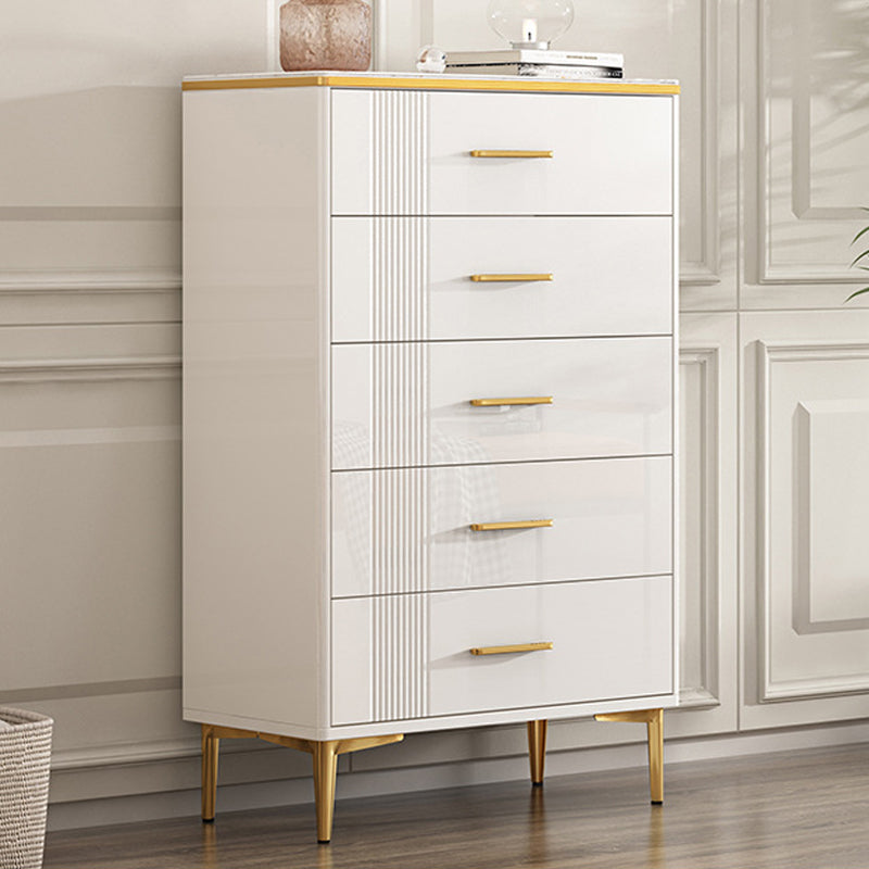 Contemporary Glam Storage Storage Chest White Storage Chest Dresser