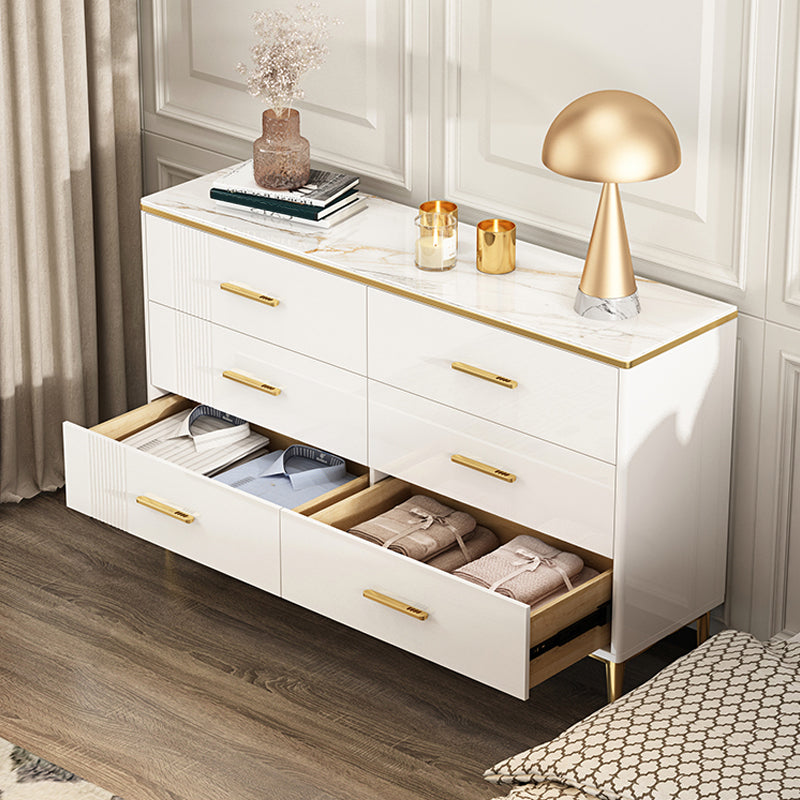 Contemporary Glam Storage Storage Chest White Storage Chest Dresser