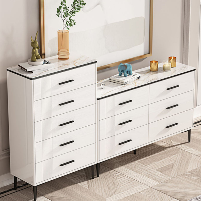 Contemporary Glam Storage Storage Chest White Storage Chest Dresser