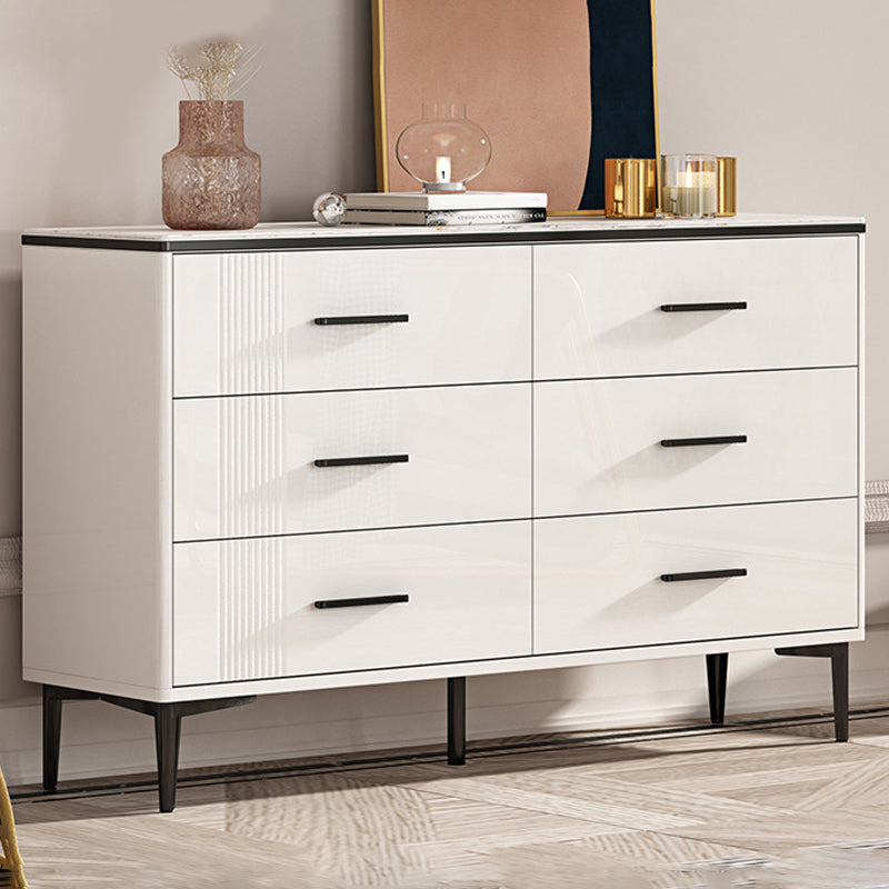 Contemporary Glam Storage Storage Chest White Storage Chest Dresser