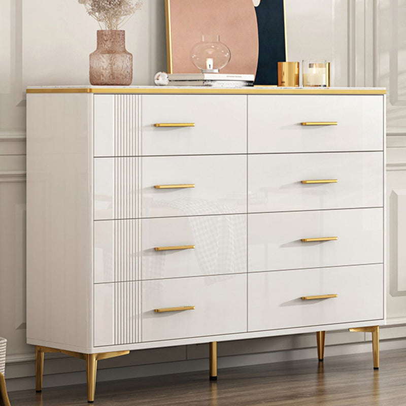 Contemporary Glam Storage Storage Chest White Storage Chest Dresser