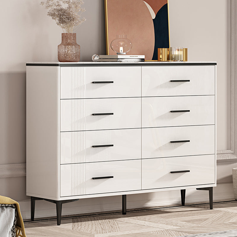 Contemporary Glam Storage Storage Chest White Storage Chest Dresser