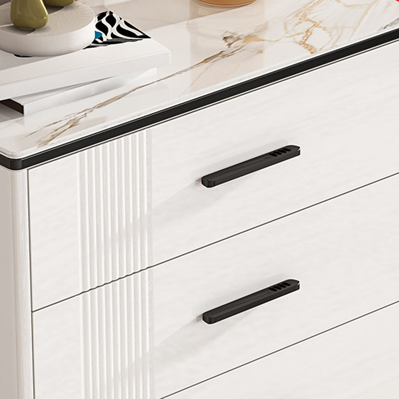 Contemporary Glam Storage Storage Chest White Storage Chest Dresser