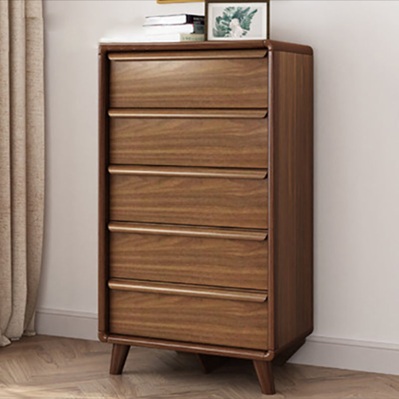 Contemporary Storage Chest Solid Wood Dresser with 3/4/5 Drawers