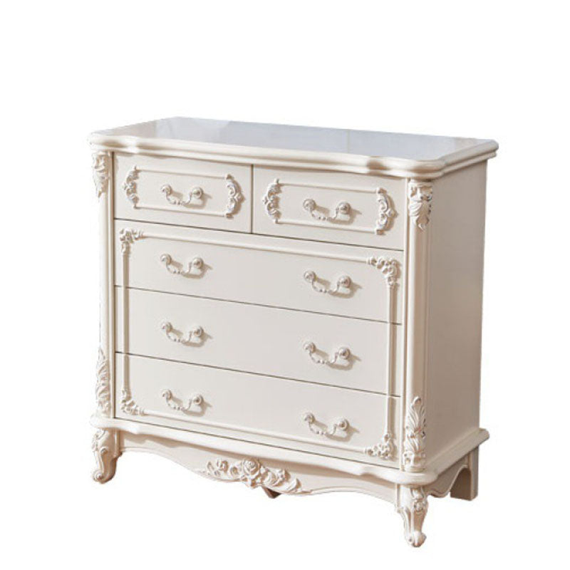 17.55-inch Width Storage Chest Traditional Dresser with 3/5/6 Drawers