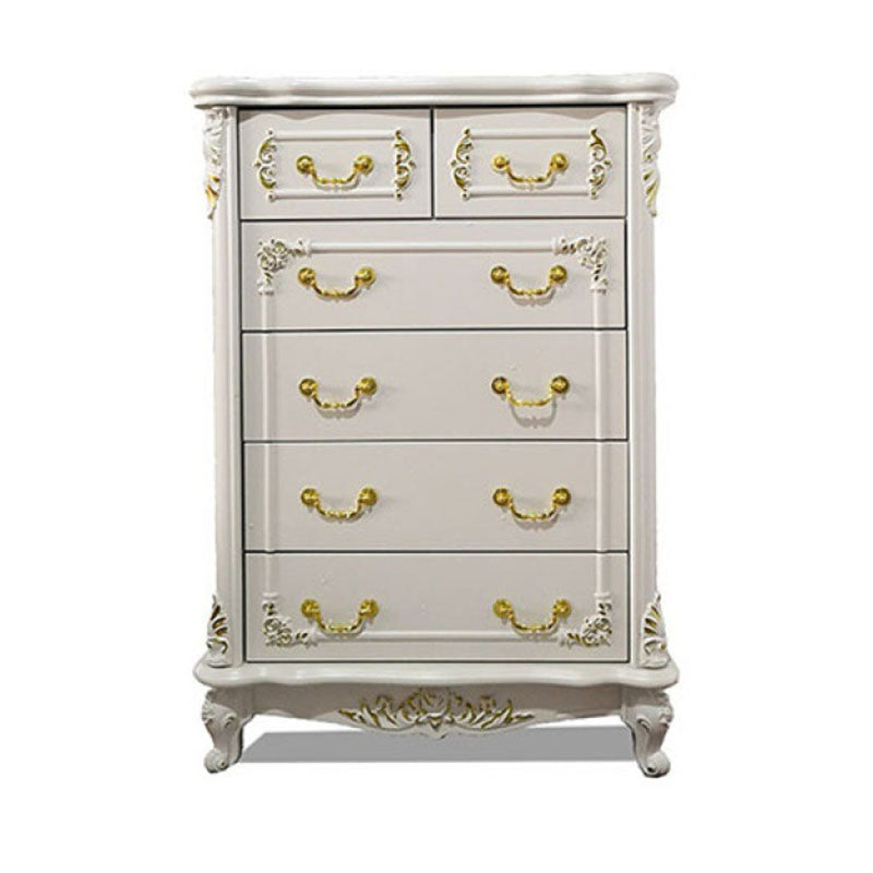 17.55-inch Width Storage Chest Traditional Dresser with 3/5/6 Drawers