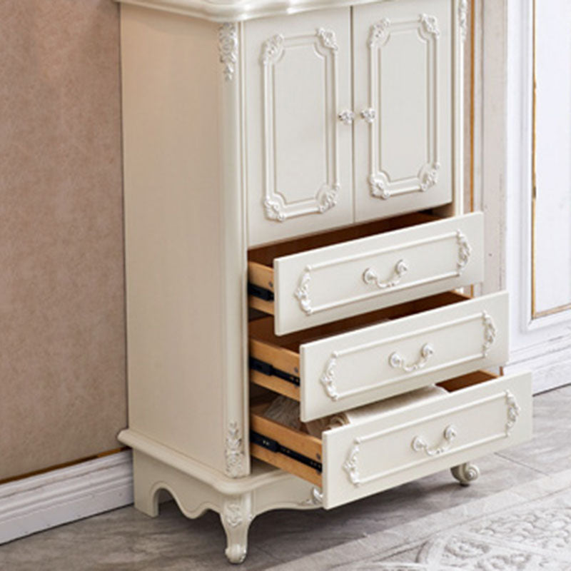 17.55-inch Width Storage Chest Traditional Dresser with 3/5/6 Drawers