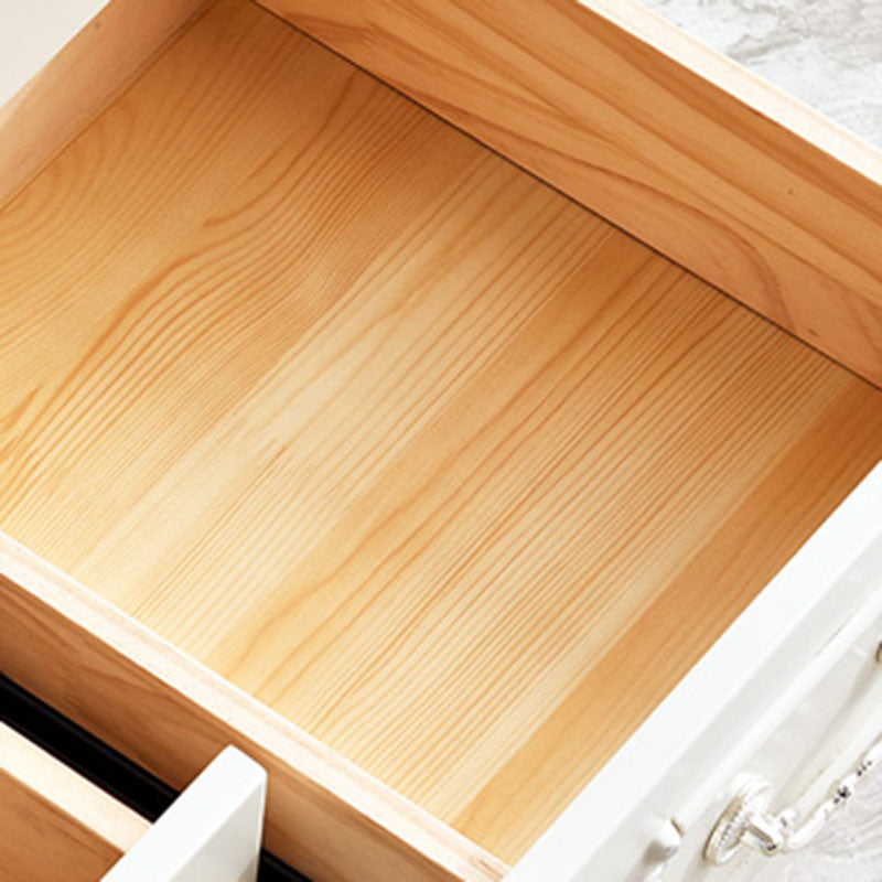 17.55-inch Width Storage Chest Traditional Dresser with 3/5/6 Drawers