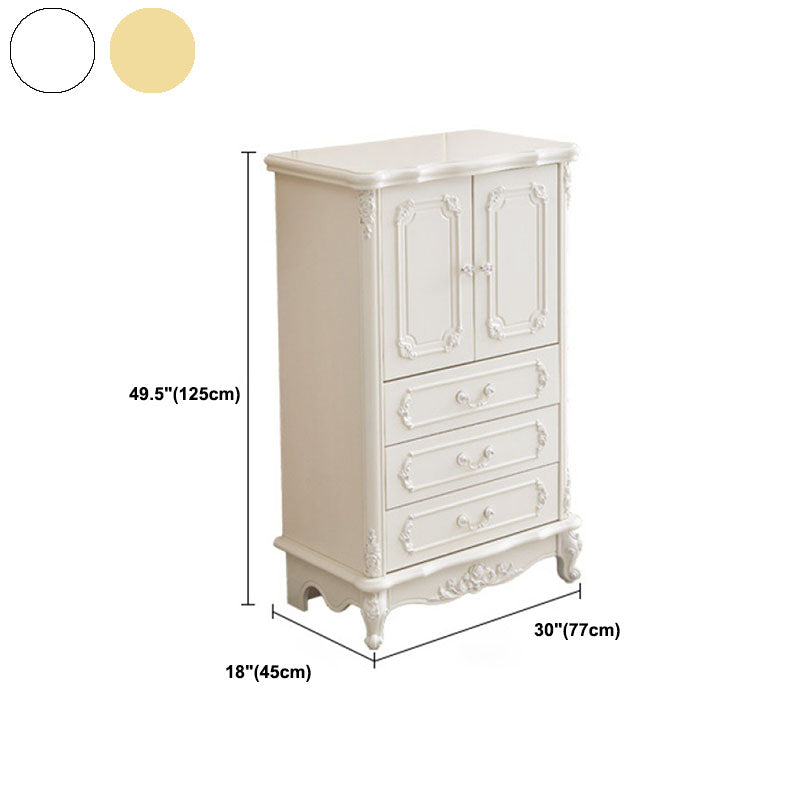 17.55-inch Width Storage Chest Traditional Dresser with 3/5/6 Drawers