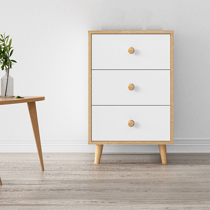 Contemporary Storage Chest Artificial Wood Dresser with 3/4/5 Drawers