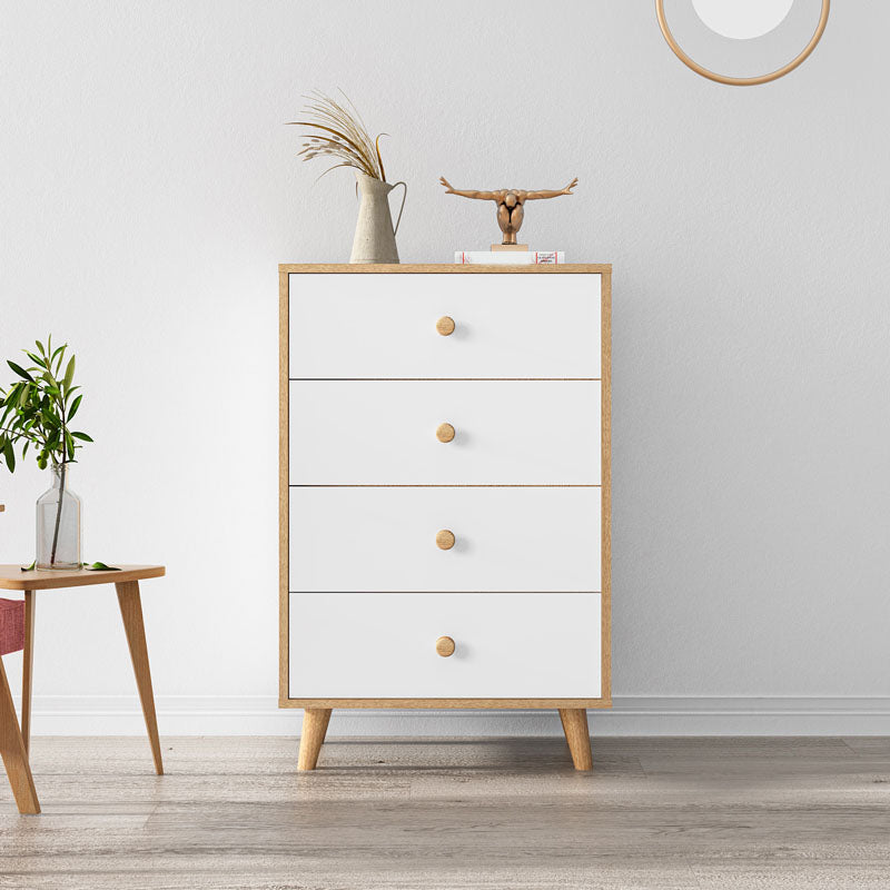 Contemporary Storage Chest Artificial Wood Dresser with 3/4/5 Drawers