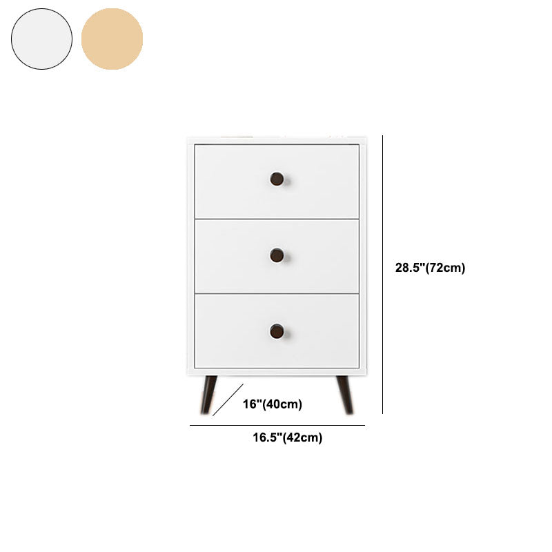 Contemporary Storage Chest Artificial Wood Dresser with 3/4/5 Drawers