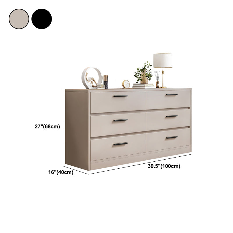 Contemporary Chest Wood Storage Chest Dresser for Bedroom 15.7" W