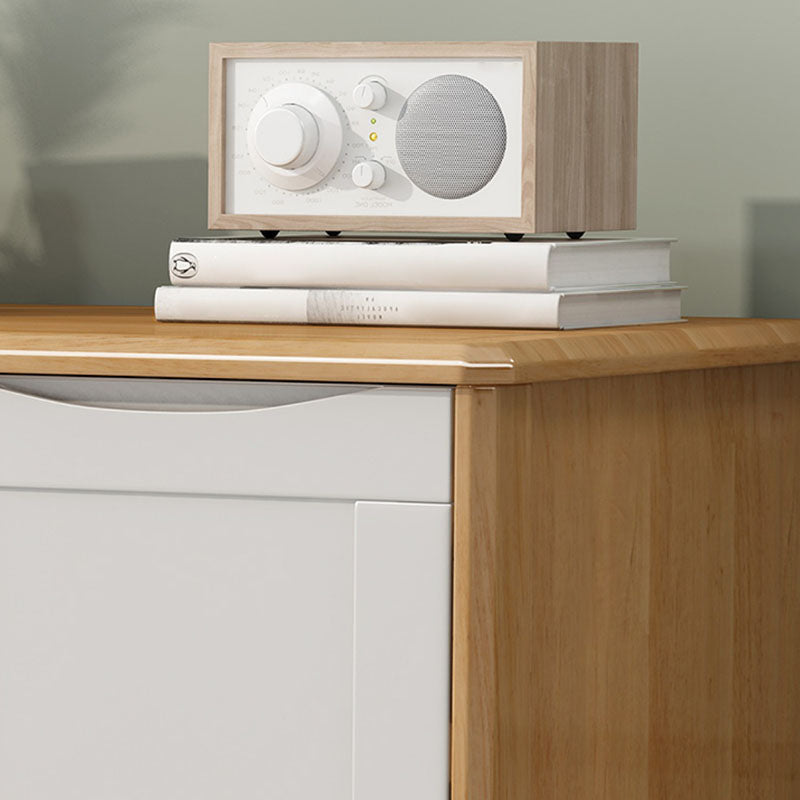 Contemporary Solid Wood Dressers 4 Drawers Storage Chest Dresser