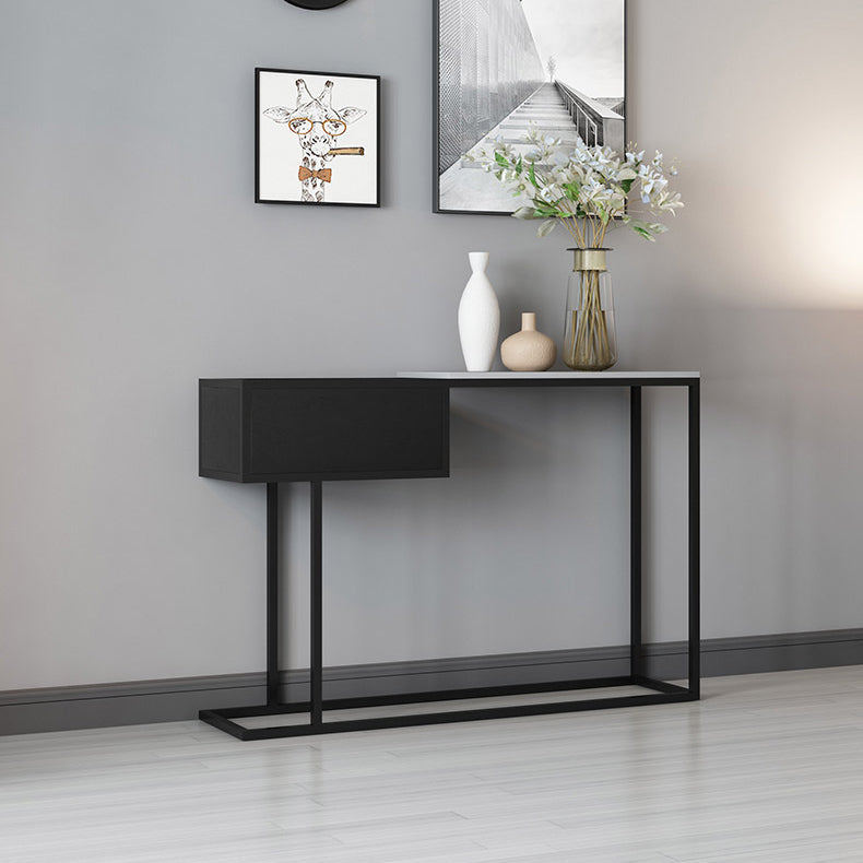 11.8 Inch Wide Contemporary Console Metal Rectangle Console Table