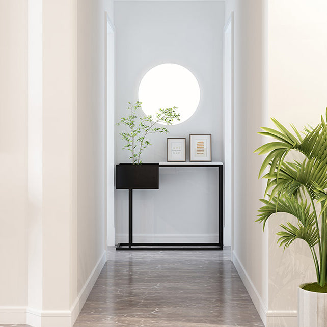 11.8 Inch Wide Contemporary Console Metal Rectangle Console Table