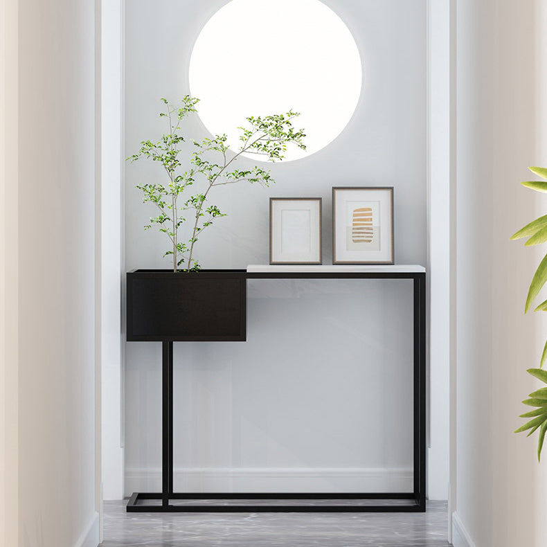 11.8 Inch Wide Contemporary Console Metal Rectangle Console Table