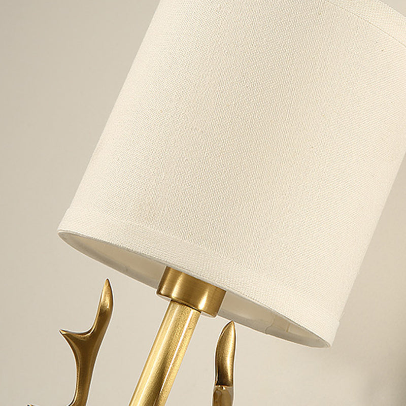 1 Light Cylinder Wall Mounted Light Fixture Modern Style Metal Wall Sconce Light