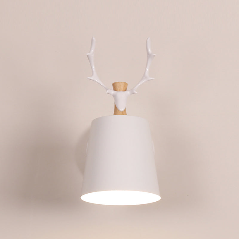 Modern Style Cylinder Sconce Light Fixtures Metal 1 Light Wall Mounted Lamps
