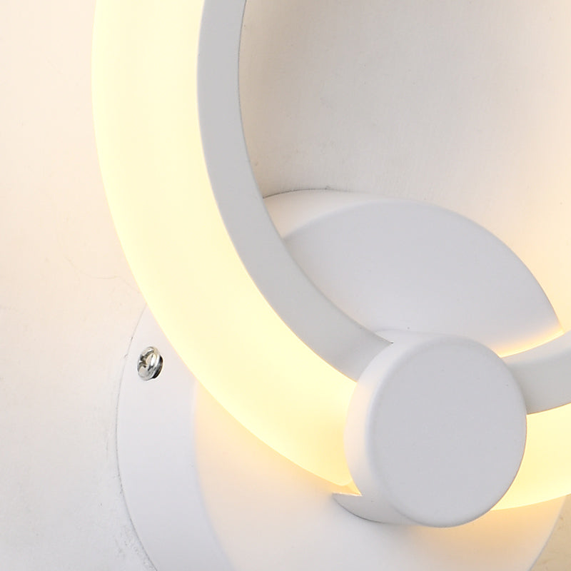 Modern Style Geometric Sconce Light Fixtures Metal 1 Light Wall Mounted Lighting