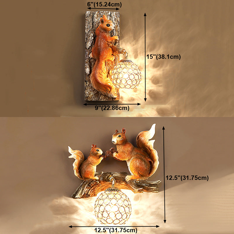 Modern Style Ball Sconce Light Fixtures Metal 1 Light Wall Lighting Ideas