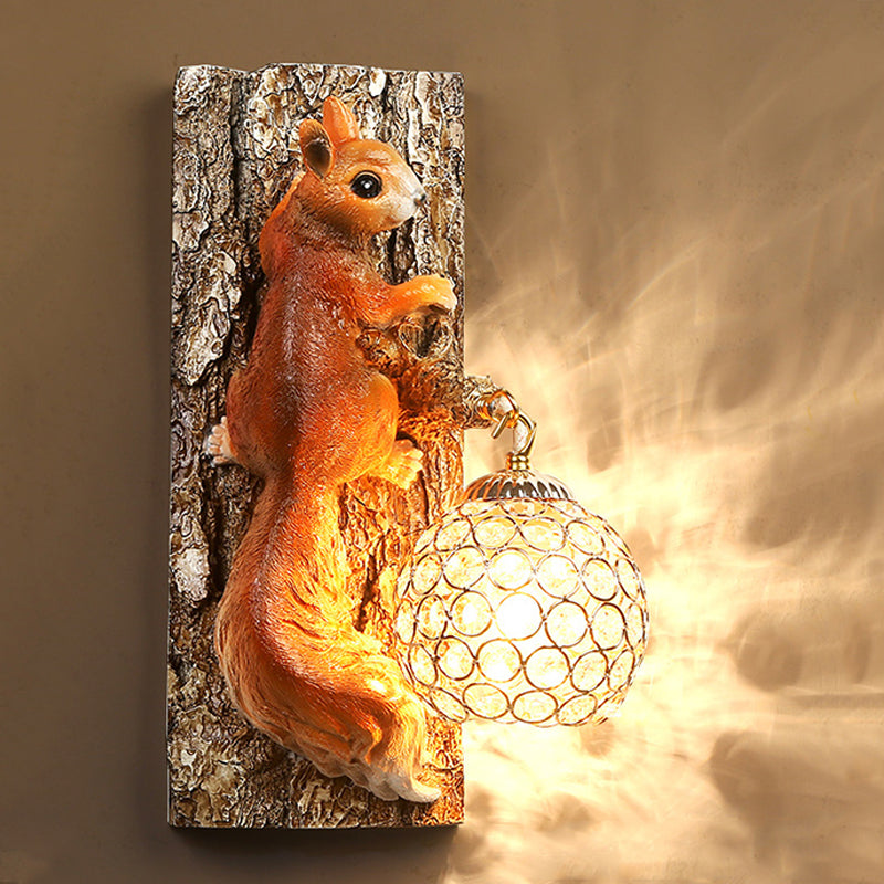 Modern Style Ball Sconce Light Fixtures Metal 1 Light Wall Lighting Ideas