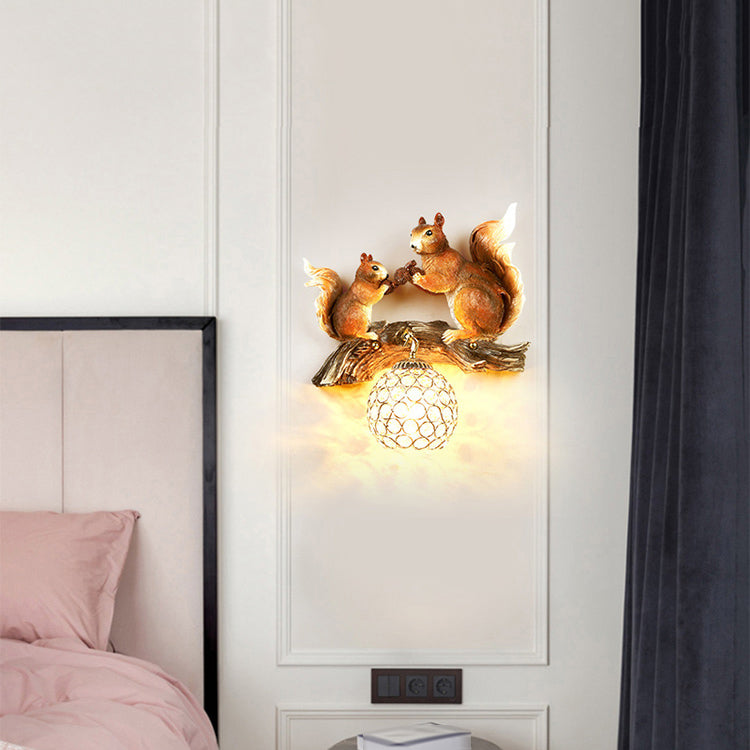 Modern Style Ball Sconce Light Fixtures Metal 1 Light Wall Lighting Ideas