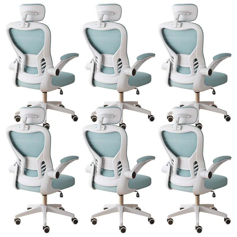 18"W Contemporary Office Chair Slide Breathable AirGrid Desk Chair