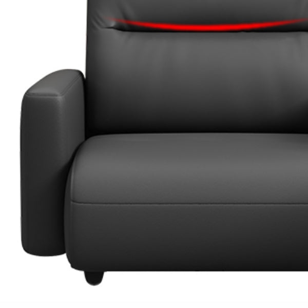 Modern Fixed Arms Chair Height-adjustable Office Chair with Wheels